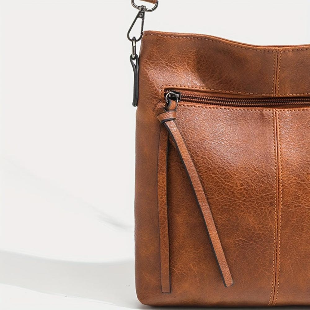 Liina – Sac bandoulière vintage à motif à carreaux