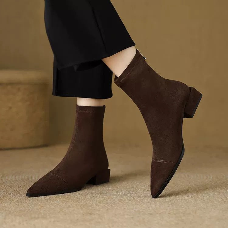Margaux™ | Bottines de luxe à talon moyen