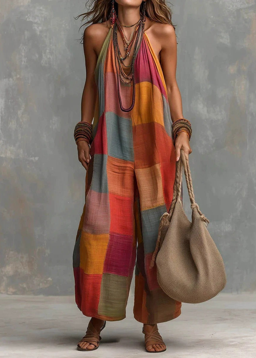 Maéva™ | Combinaison patchwork bohème
