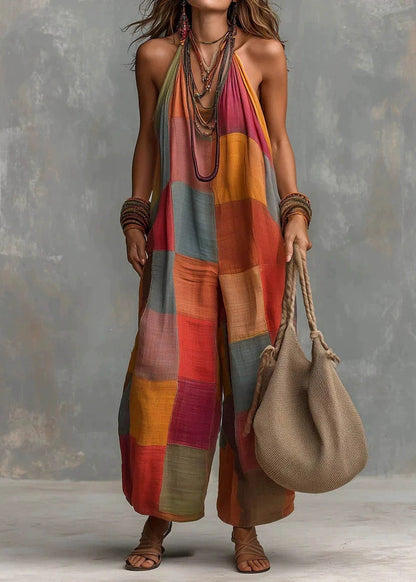 Maéva™ | Combinaison patchwork bohème