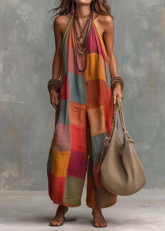 Maéva™ | Combinaison patchwork bohème