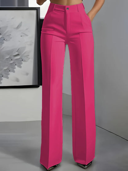 Lina - Pantalon minimaliste blanc