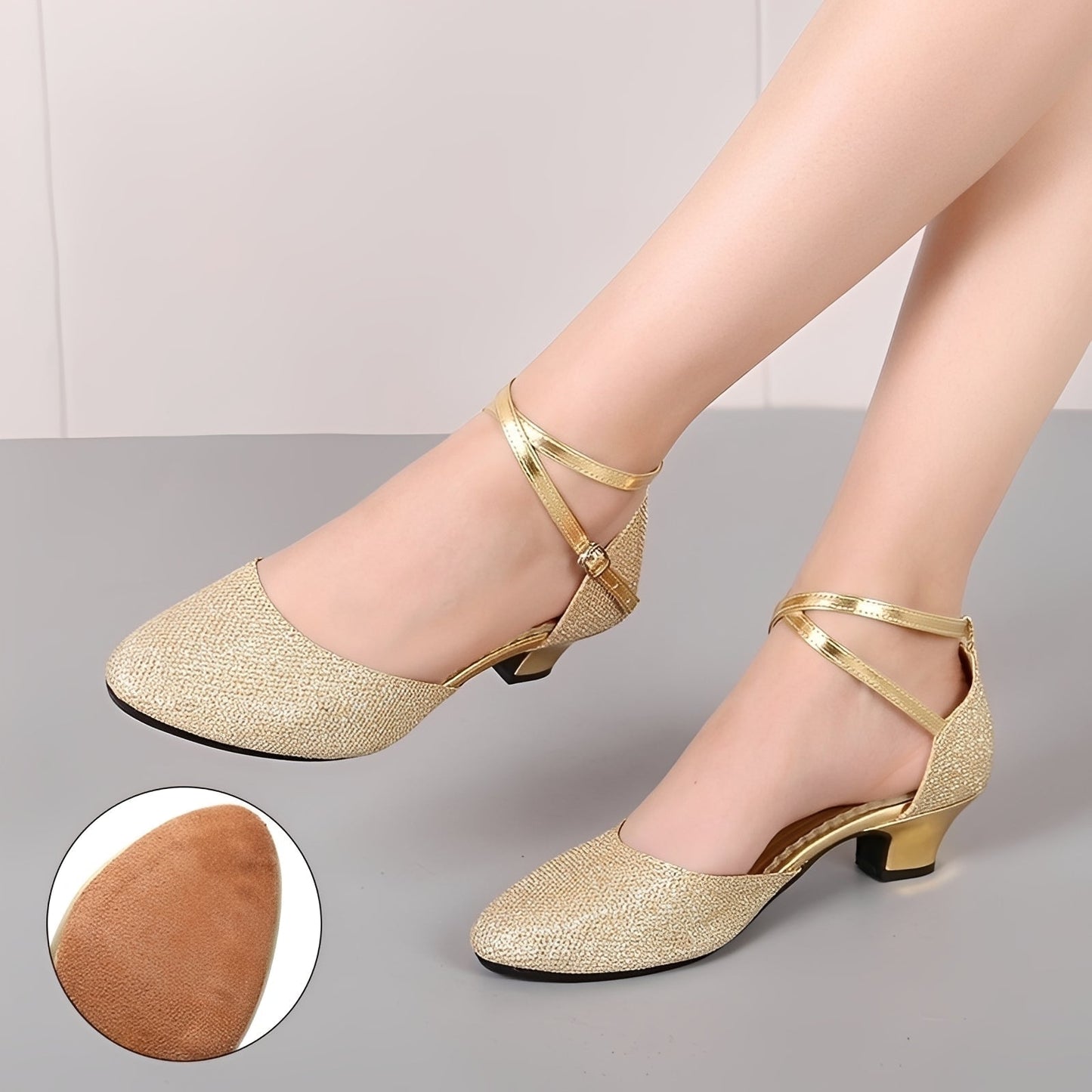 Sara - Sandales élégantes à paillettes