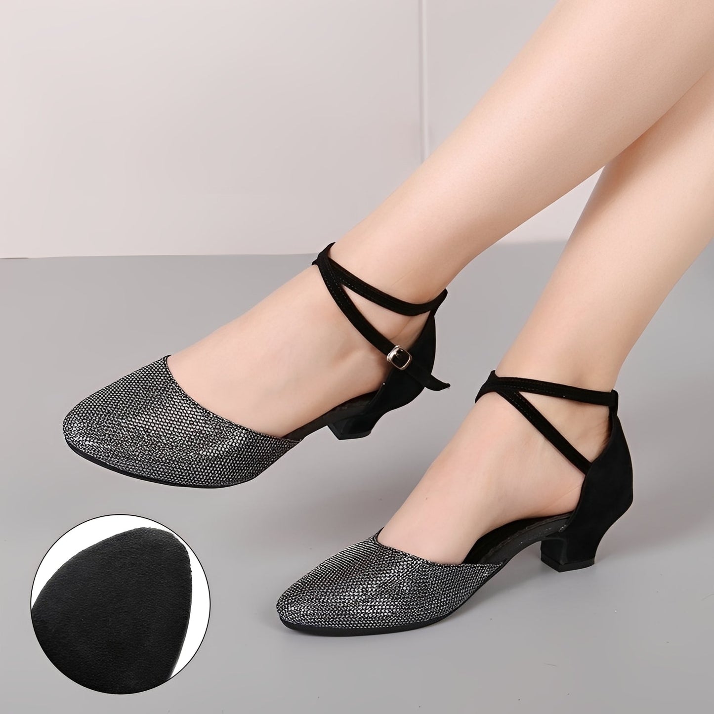 Sara - Sandales élégantes à paillettes