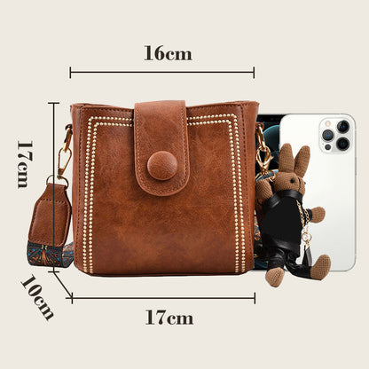 Andriani - Sac à main vintage avec bandoulière ajustable