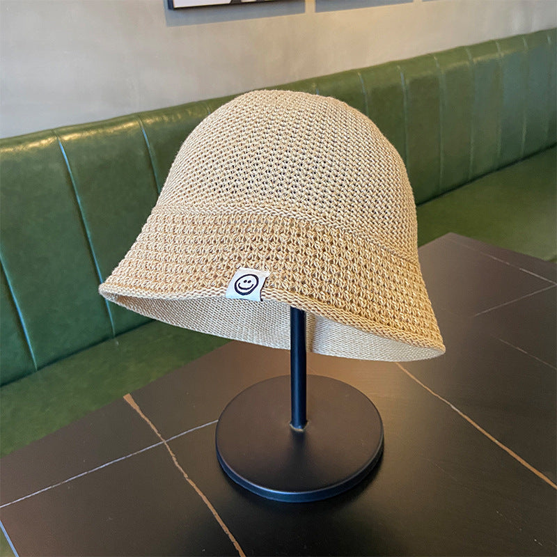 Chapeau de soleil femme style bohème chic en paille beige
