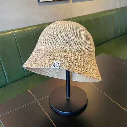 Chapeau de soleil femme style bohème chic en paille beige