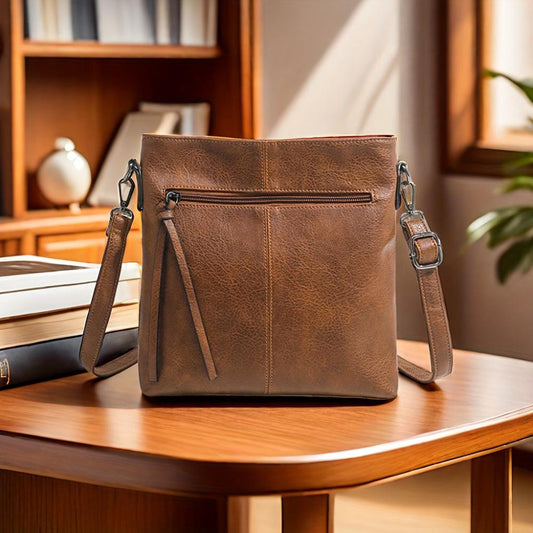 Liina – Sac bandoulière vintage à motif à carreaux