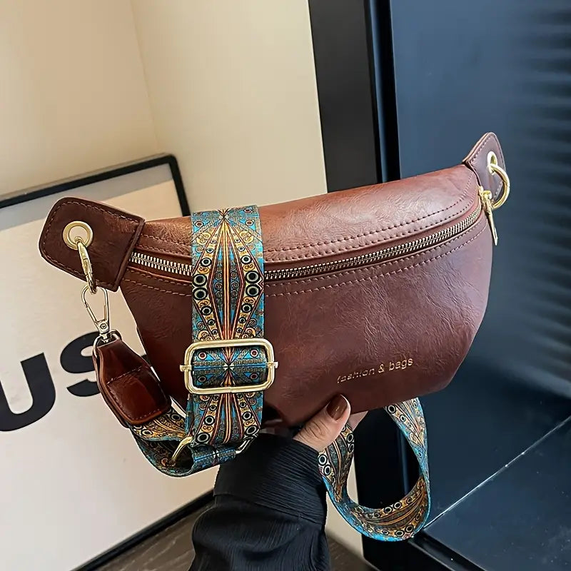 Jasleen - Sac bandoulière à large bandoulière