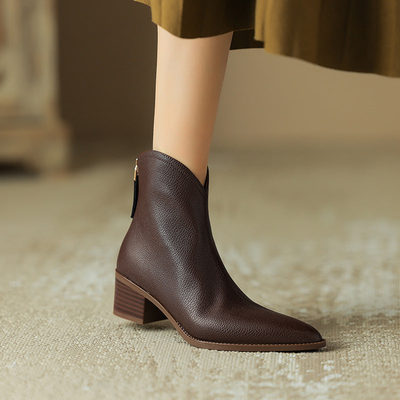 Noliane™ - Bottines de luxe à talon bas