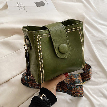 Andriani - Sac à main vintage avec bandoulière ajustable
