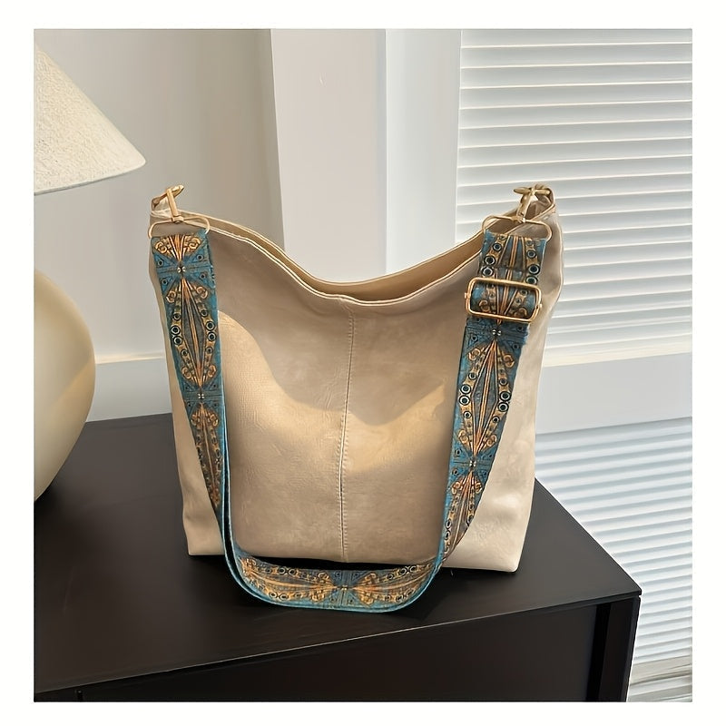 Mirelda - Sac bandoulière décontracté à large bandoulière