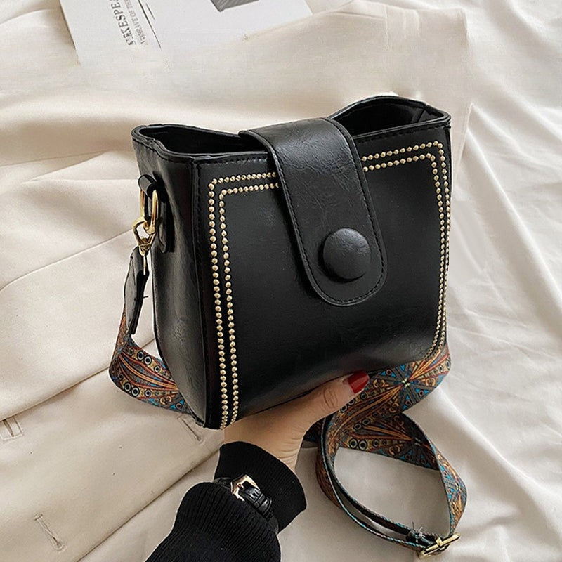Andriani - Sac à main vintage avec bandoulière ajustable