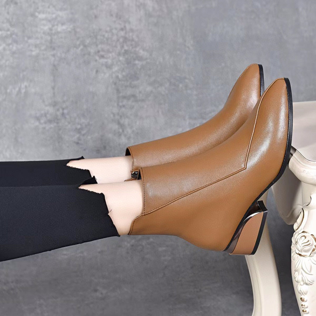Corélia™ - Bottines de luxe à talon bas