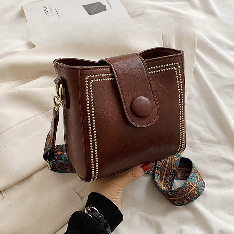 Andriani - Sac à main vintage avec bandoulière ajustable
