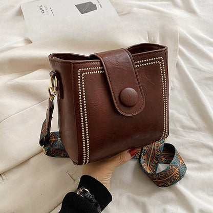 Andriani - Sac à main vintage avec bandoulière ajustable