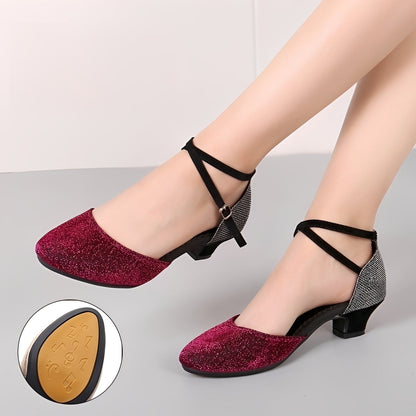 Sara - Sandales élégantes à paillettes