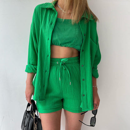 Ensemble Chemise & Short en Coton