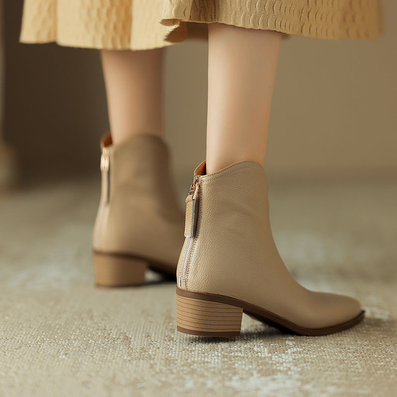 Noliane™ - Bottines de luxe à talon bas