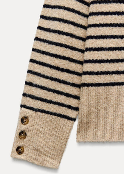 Pull à col montant