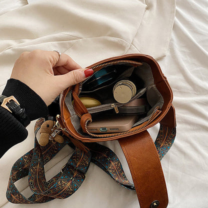 Andriani - Sac à main vintage avec bandoulière ajustable