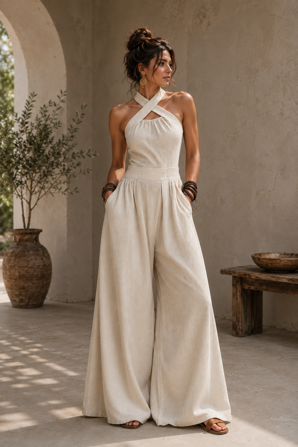 Alya™ | Combinaison Élégance Croisée