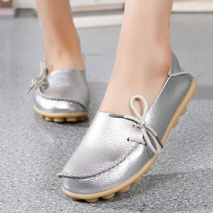 Pure - Mocassins Chic avec Nœud Décoratif