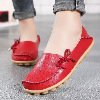 Pure - Mocassins Chic avec Nœud Décoratif