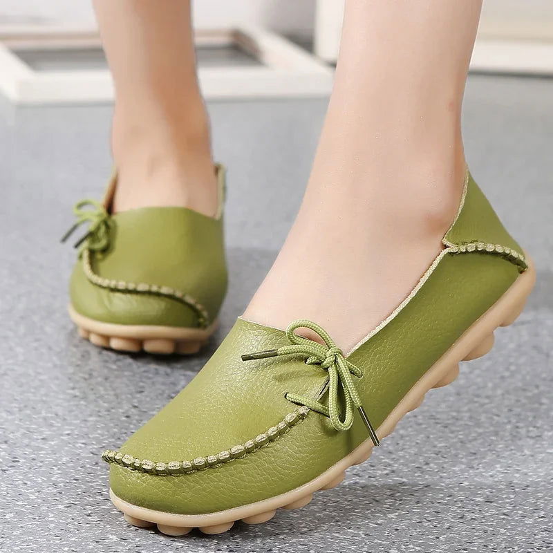 Pure - Mocassins Chic avec Nœud Décoratif