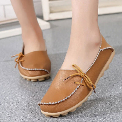 Pure - Mocassins Chic avec Nœud Décoratif