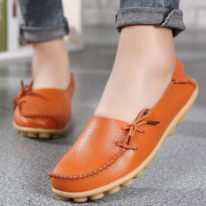Pure - Mocassins Chic avec Nœud Décoratif