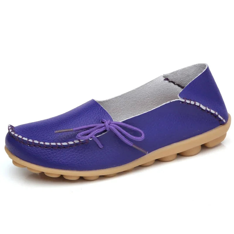 Pure - Mocassins Chic avec Nœud Décoratif