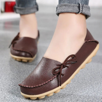 Pure - Mocassins Chic avec Nœud Décoratif