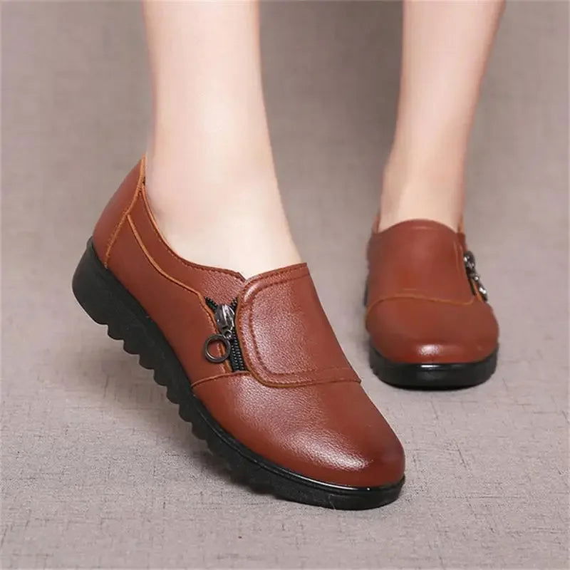 Maître - Mocassins Confort à Fermeture Zippée