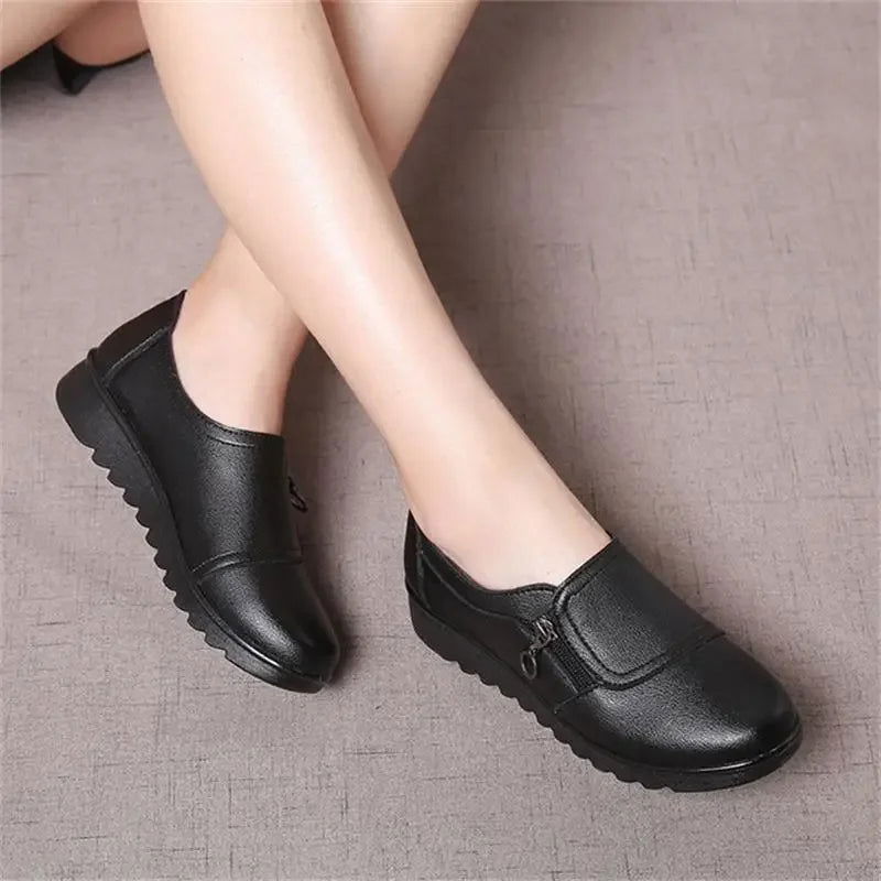 Maître - Mocassins Confort à Fermeture Zippée