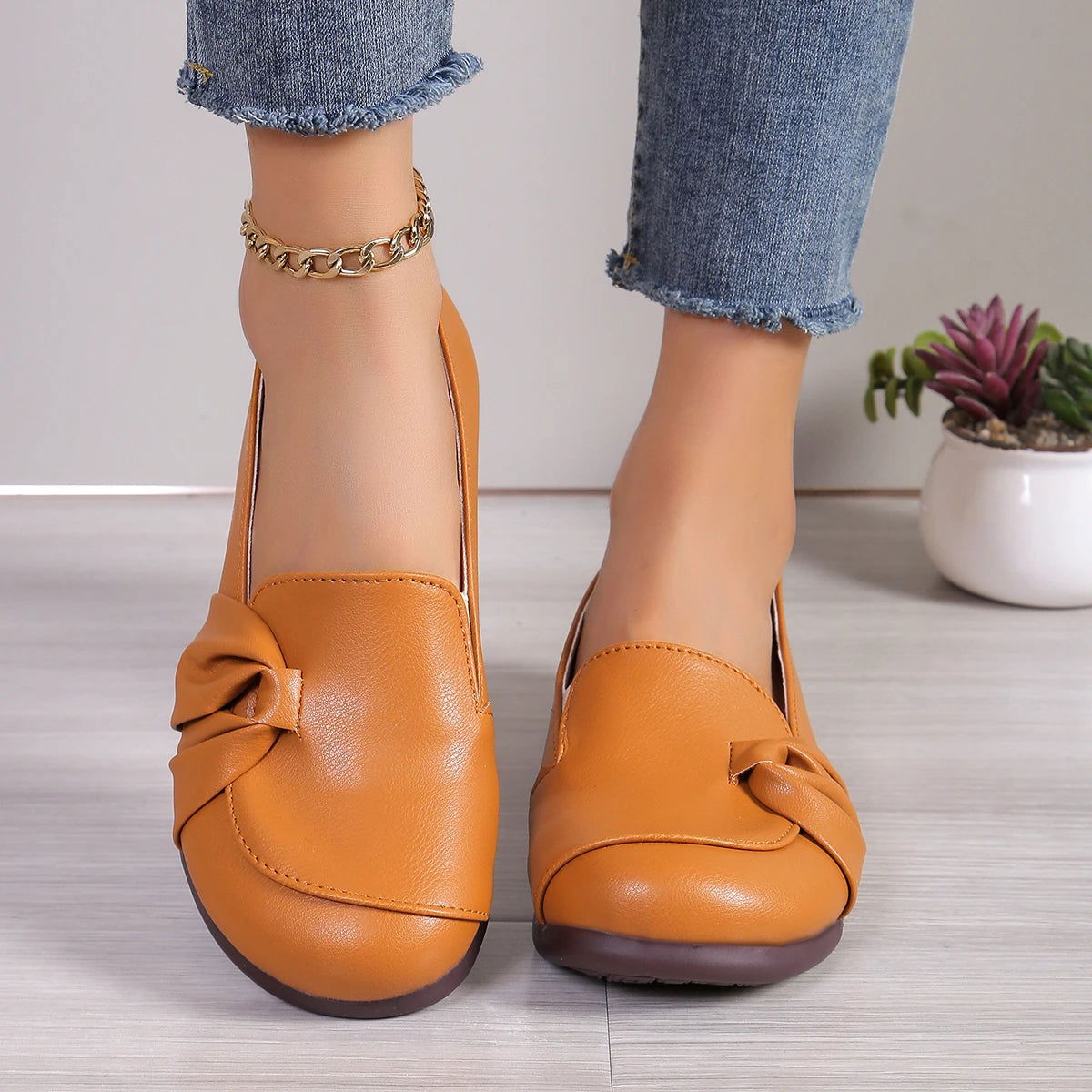Écorce – Mocassins Légère et Pratique