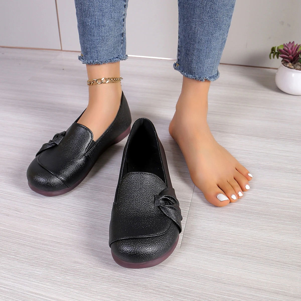 Écorce – Mocassins Légère et Pratique
