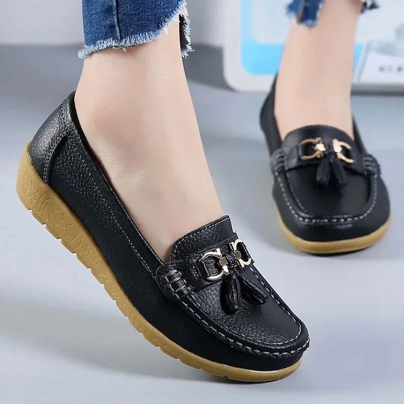 Sommet - Mocassins Simili Cuir Détail Métallique