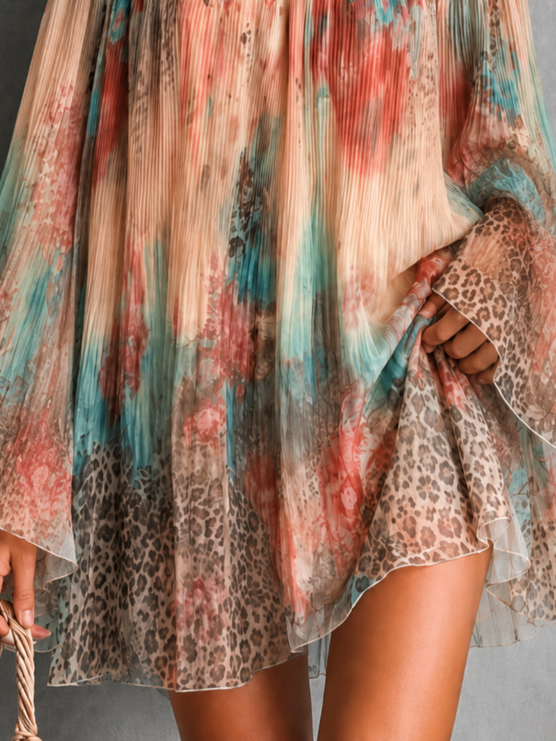 Aurélie | Robe fluide imprimée bohème