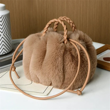 Sac à bandoulière en peluche citrouille Narnia