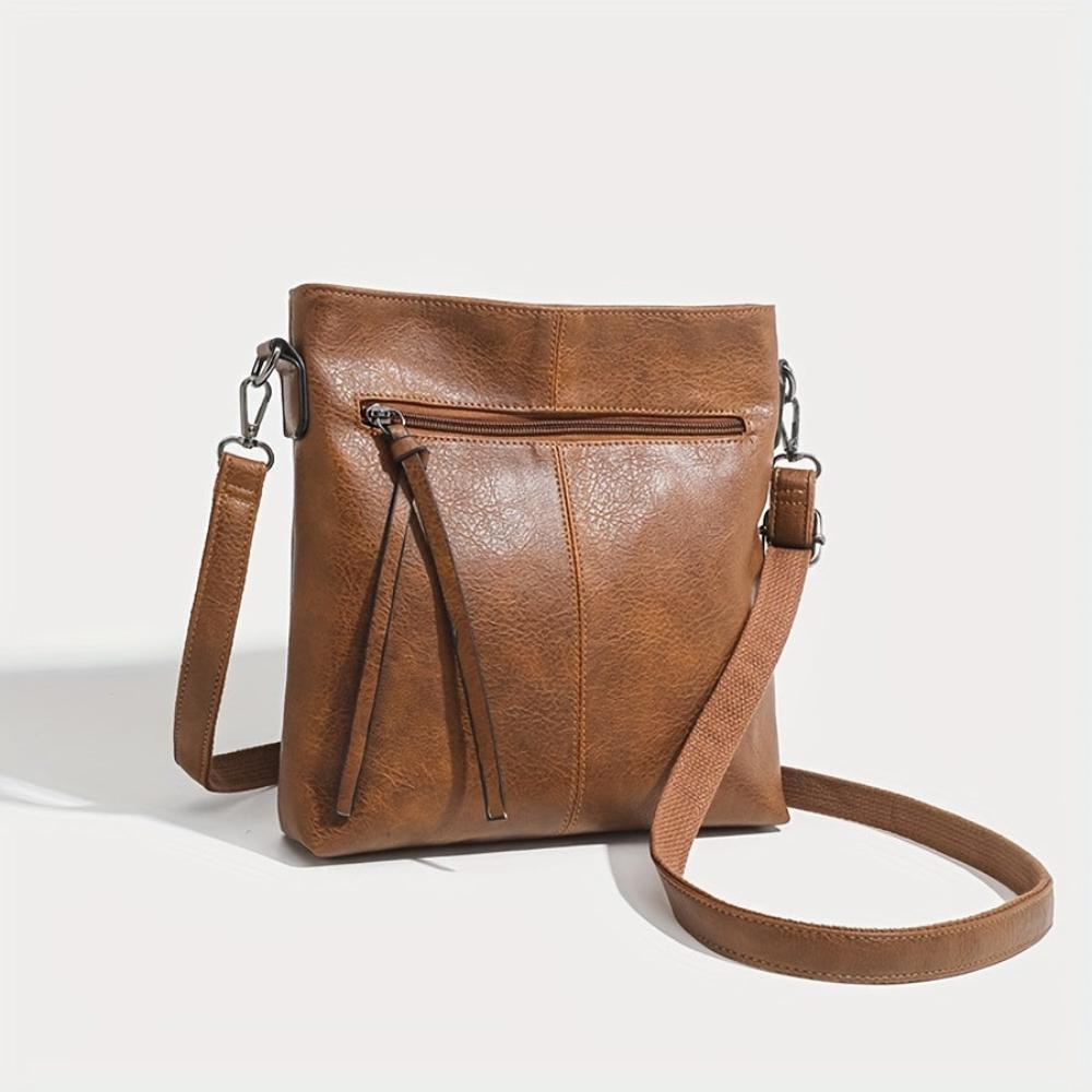 Liina – Sac bandoulière vintage à motif à carreaux