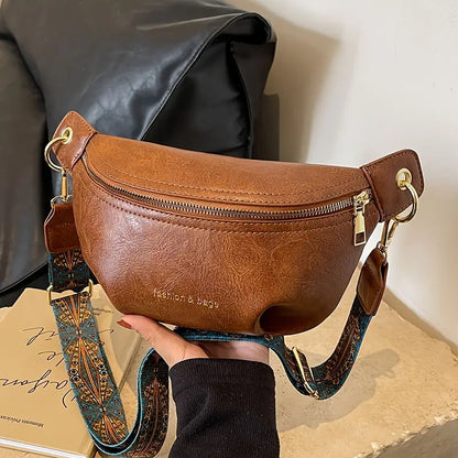 Jasleen - Sac bandoulière à large bandoulière