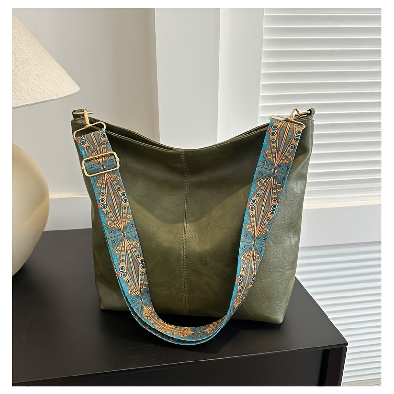 Mirelda - Sac bandoulière décontracté à large bandoulière