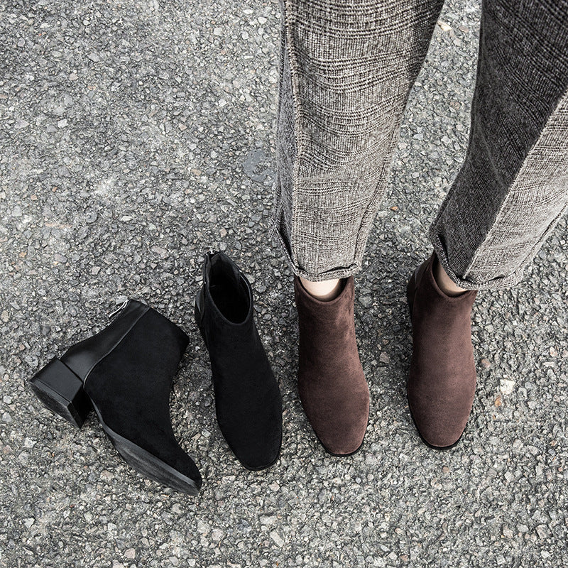 Léonora™ | Bottines de luxe à talon moyen
