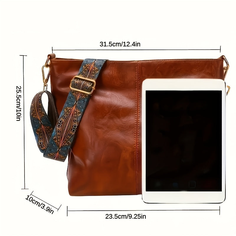 Mirelda - Sac bandoulière décontracté à large bandoulière
