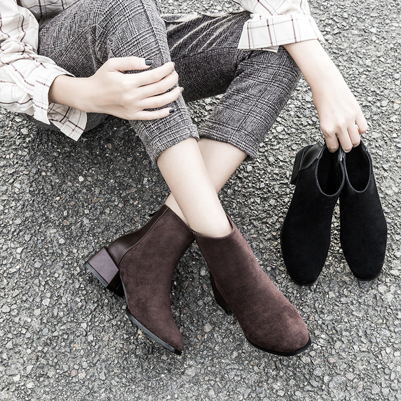Léonora™ | Bottines de luxe à talon moyen