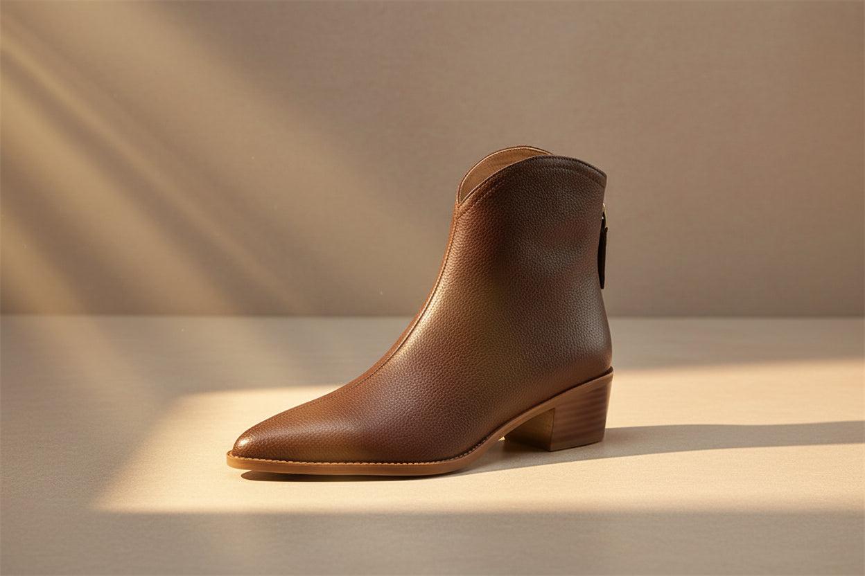 Noliane™ - Bottines de luxe à talon bas