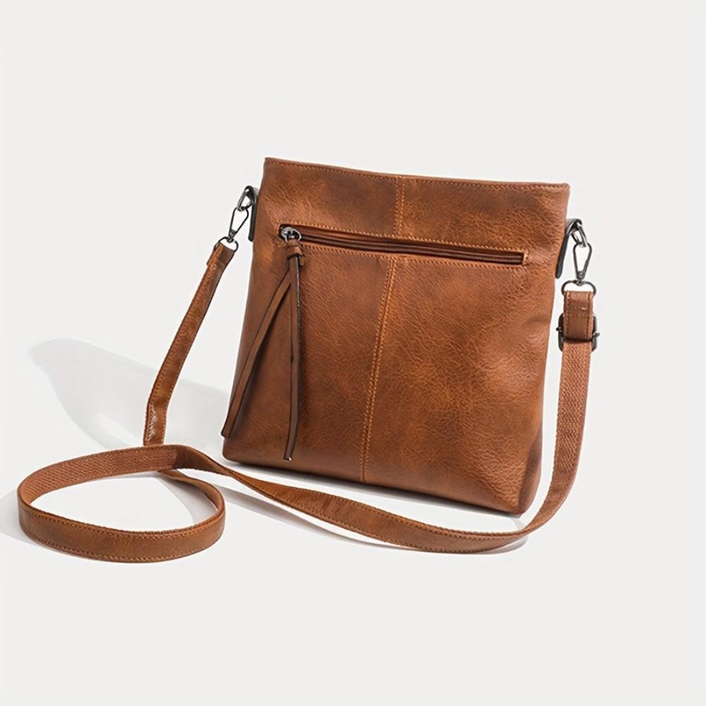 Liina – Sac bandoulière vintage à motif à carreaux
