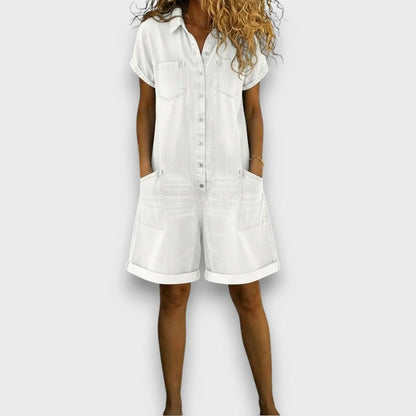 Combishort Capri en Denim