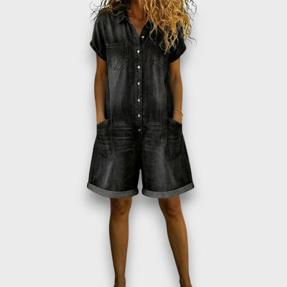 Combishort Capri en Denim